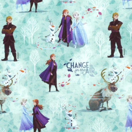 Taille enfant Disney La Reine des neiges Anna et Elsa avec découpe