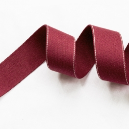Morceau de 1,6 m : ruban sangle sergé coton largeur 14 mm - 08 rouge - Un  grand marché